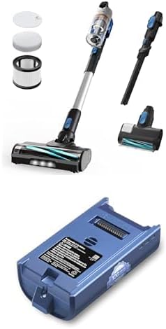 LEVOIT Cordless Vacuum Cleaner with HEPA Filter, Stick Vac with Tangle-Resistant Design, Up to 60 Mins, Powerful Suction, Lightweight, Mini Motorized Brush, for Carpet, Hard Floor, Pet Hair, LVAC-300