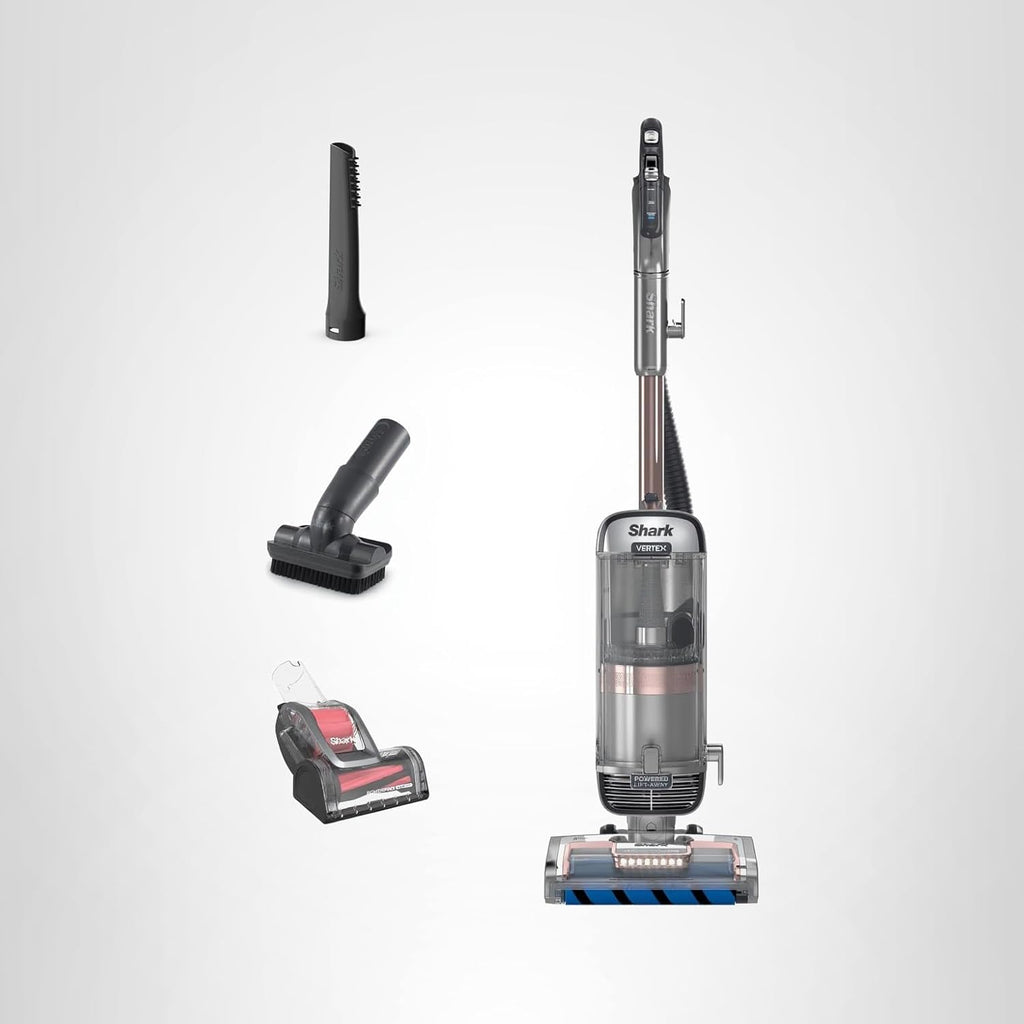 Shark Upright Vacuum, Stratos with DuoClean PowerFins, HairPro, Powered Lift-Away, Self-Cleaning Brushroll, & Odor Neutralizer Technology, Navy, AZ3002