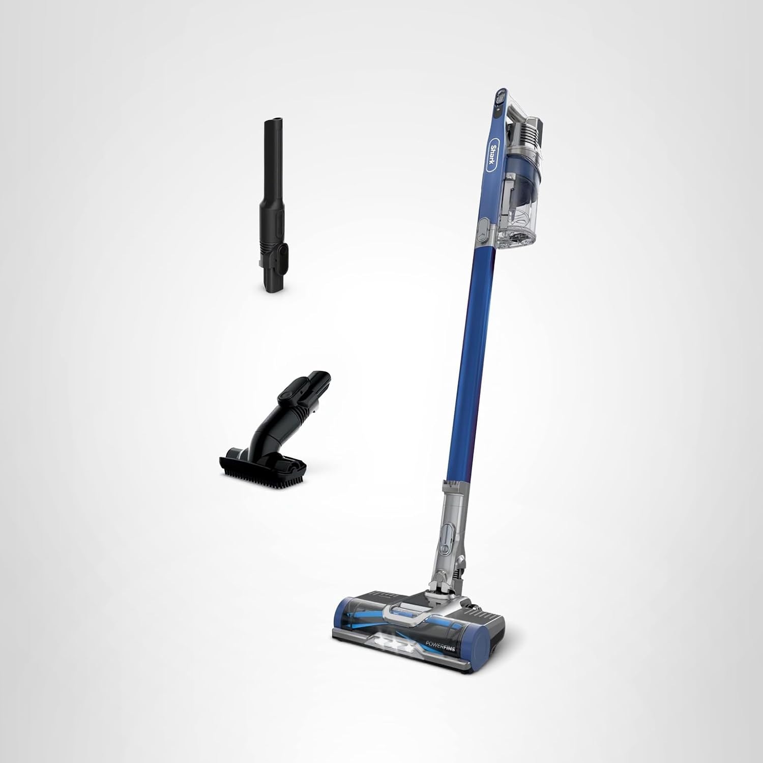 Shark Vertex Pro Cordless Vacuum Cleaner with HEPA Filter, Lightweight, Portable, Removable Handheld, Self Cleaning DuoClean PowerFins, 120-min Runtime, IQ Display, Black/Silver, IZ682H