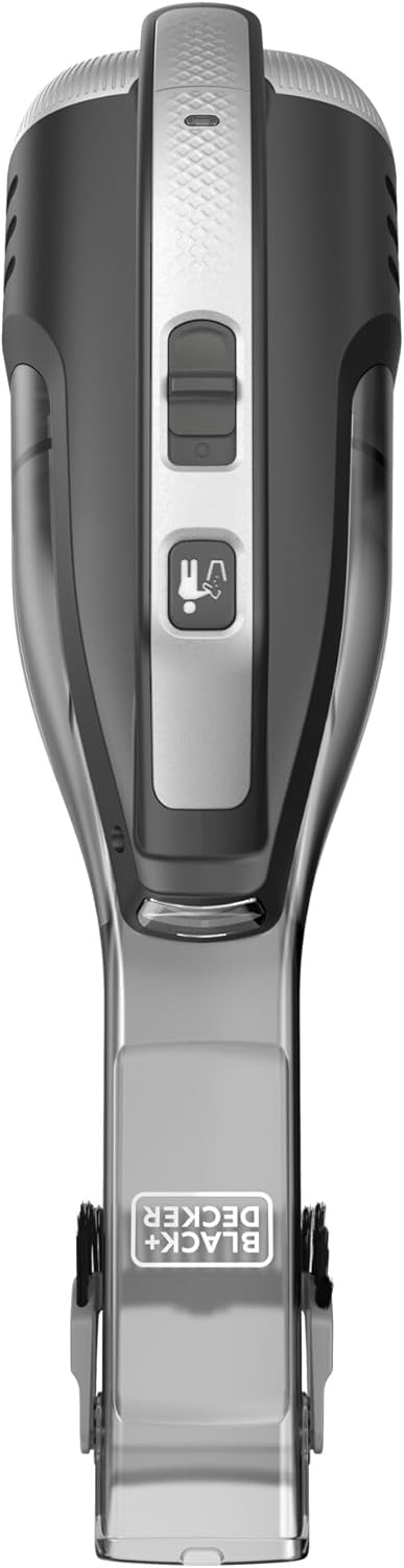 BLACK+DECKER dustbuster reveal Handheld Vacuum Cordless, Car Vacuum Portable Cordless, LED Light, Long Run Time, Rechargeable Lightweight Dust Buster, Includes Crevice Tool, Charging Base (HLVD320B42)