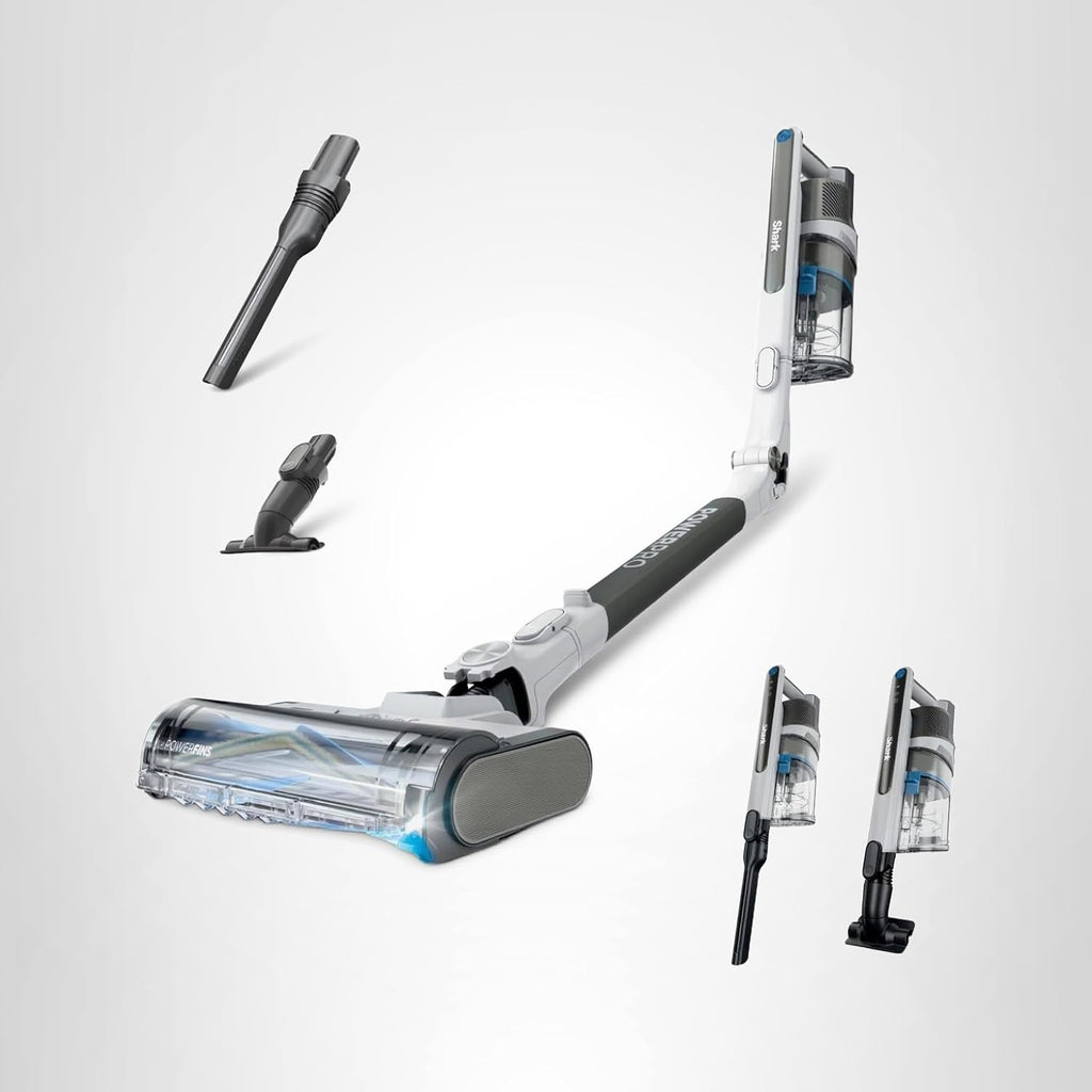 Shark | Pet Cordless Vacuum Cleaner | LED Headlights | Removable Handheld Vacuum for Pet Hair | Crevice Tool & Pet Multi-Tool Included | 40min Runtime | For Carpet & Hard Floors | Grey | IX141