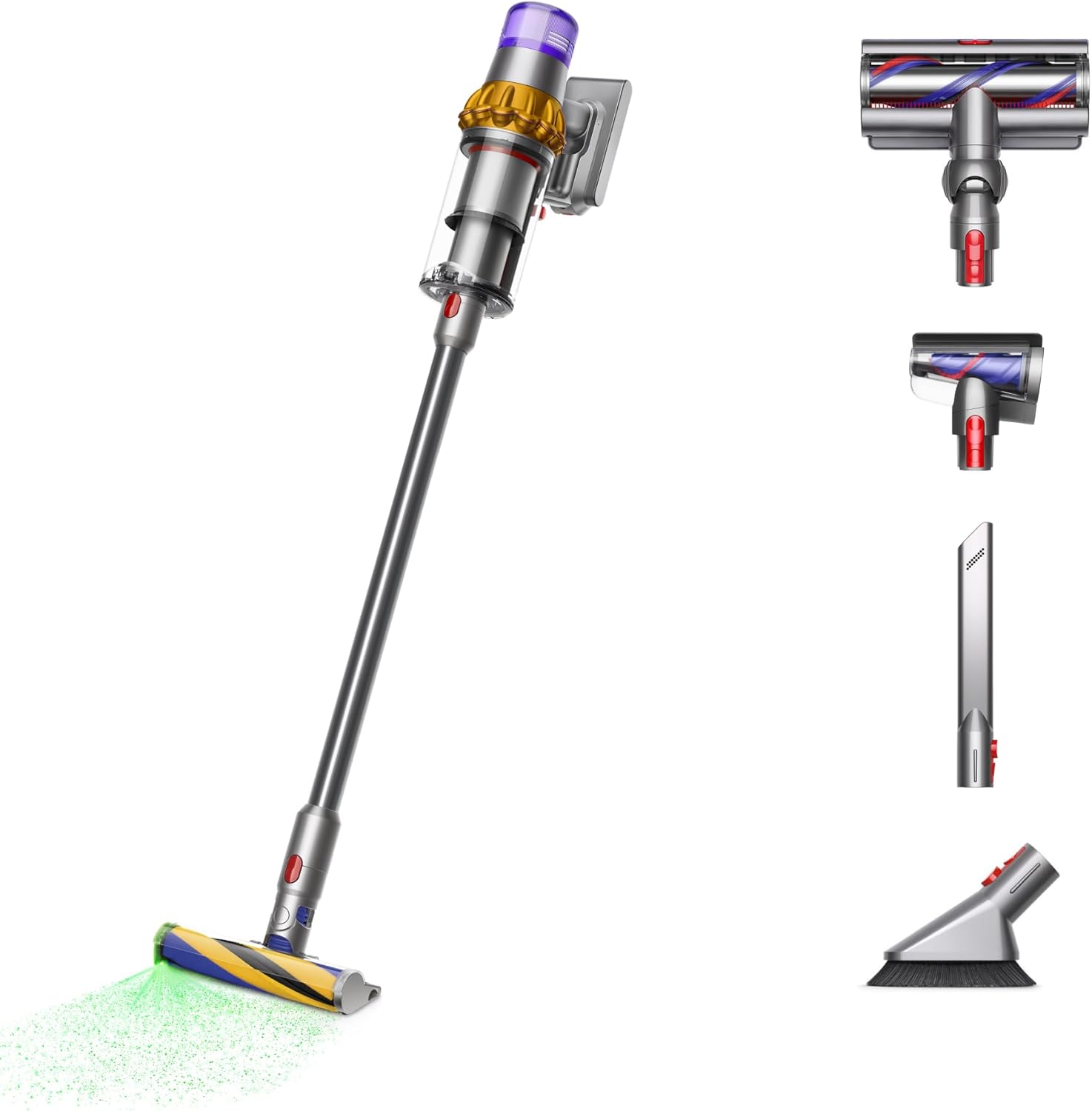 Dyson V15s Detect Submarine Wet Dry Vacuum, Yellow/Nickel