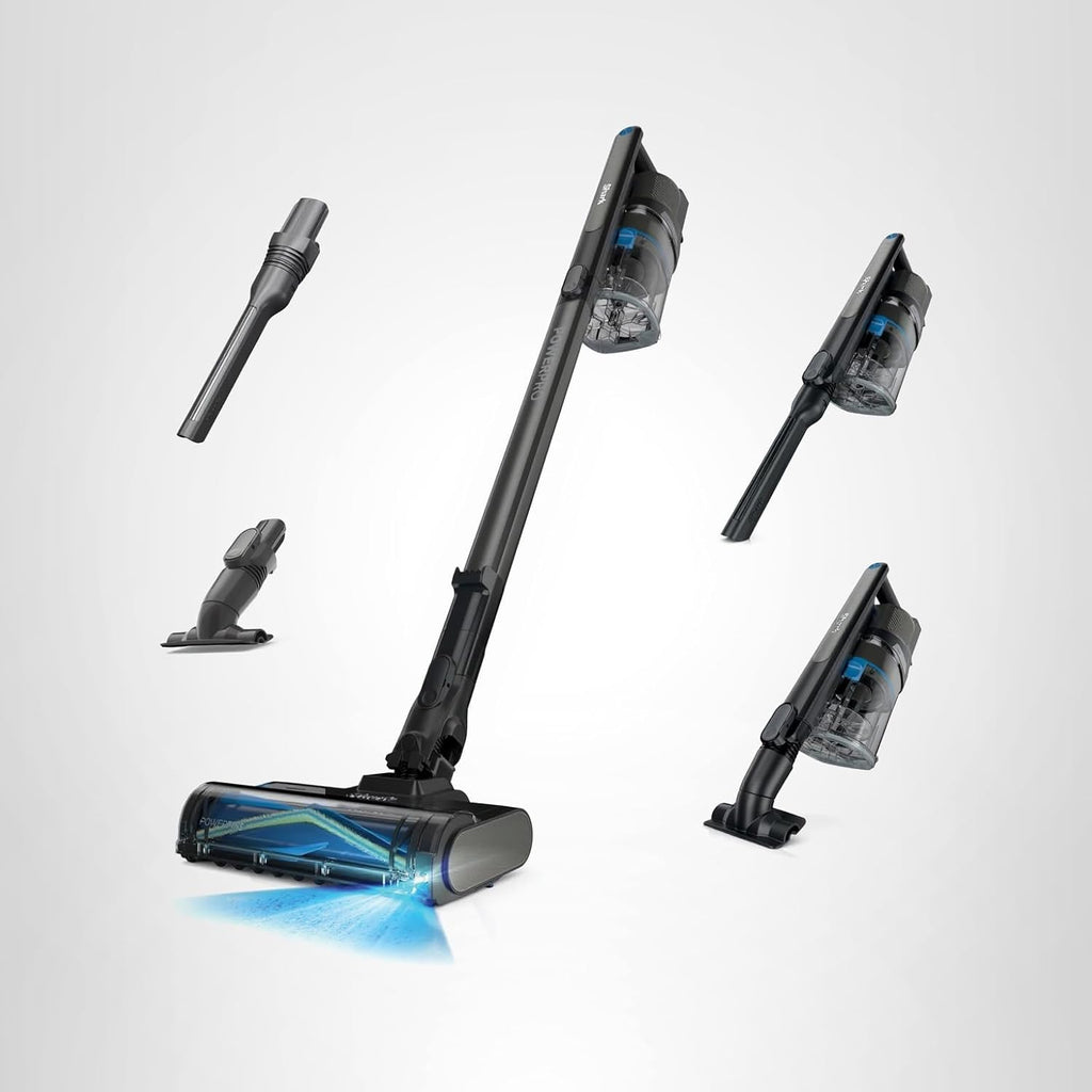 Shark | Pet Cordless Vacuum Cleaner | LED Headlights | Removable Handheld Vacuum for Pet Hair | Crevice Tool & Pet Multi-Tool Included | 40min Runtime | For Carpet & Hard Floors | Grey | IX141