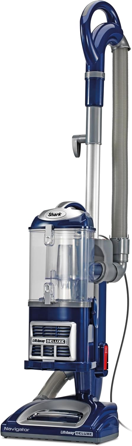 Shark | Upright Vacuum Cleaner | Navigator Lift-Away | Swivel Steering | HEPA Filter | Vacuum for Pet Hair | Crevice Tool & Dusting Brush Included | For Carpets & Hard Floors | White/Silver | NV356E
