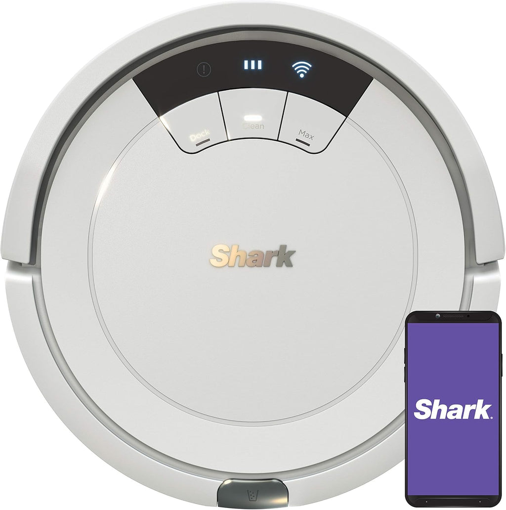 Shark AV2501AE AI Robot Vacuum with XL HEPA Self-Empty Base, Bagless, 60-Day Capacity, LIDAR Navigation, Perfect for Pet Hair, Compatible with Alexa, Wi-Fi Connected, Carpet & Hard Floor, Black