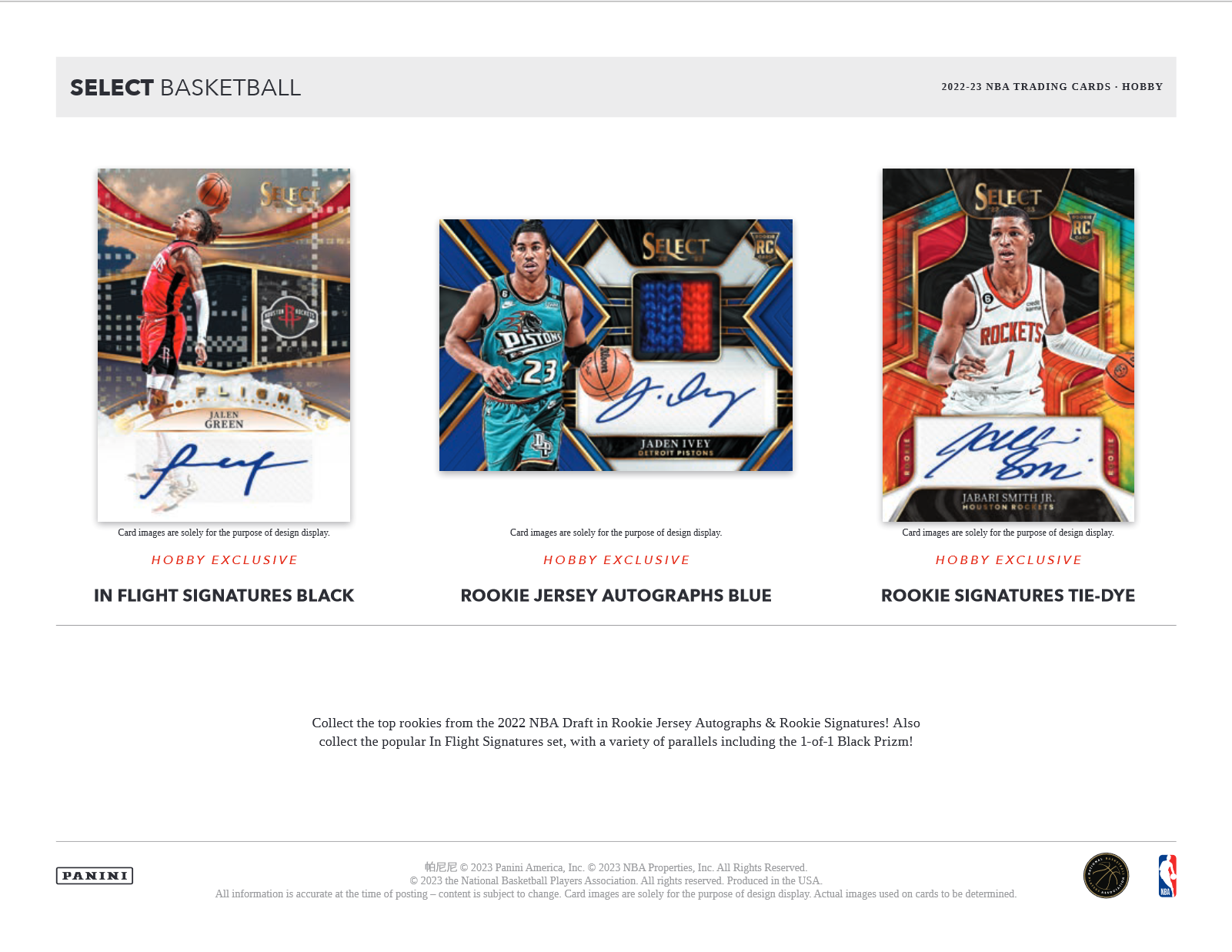 2022-23 Panini Select Basketball Hobby Box