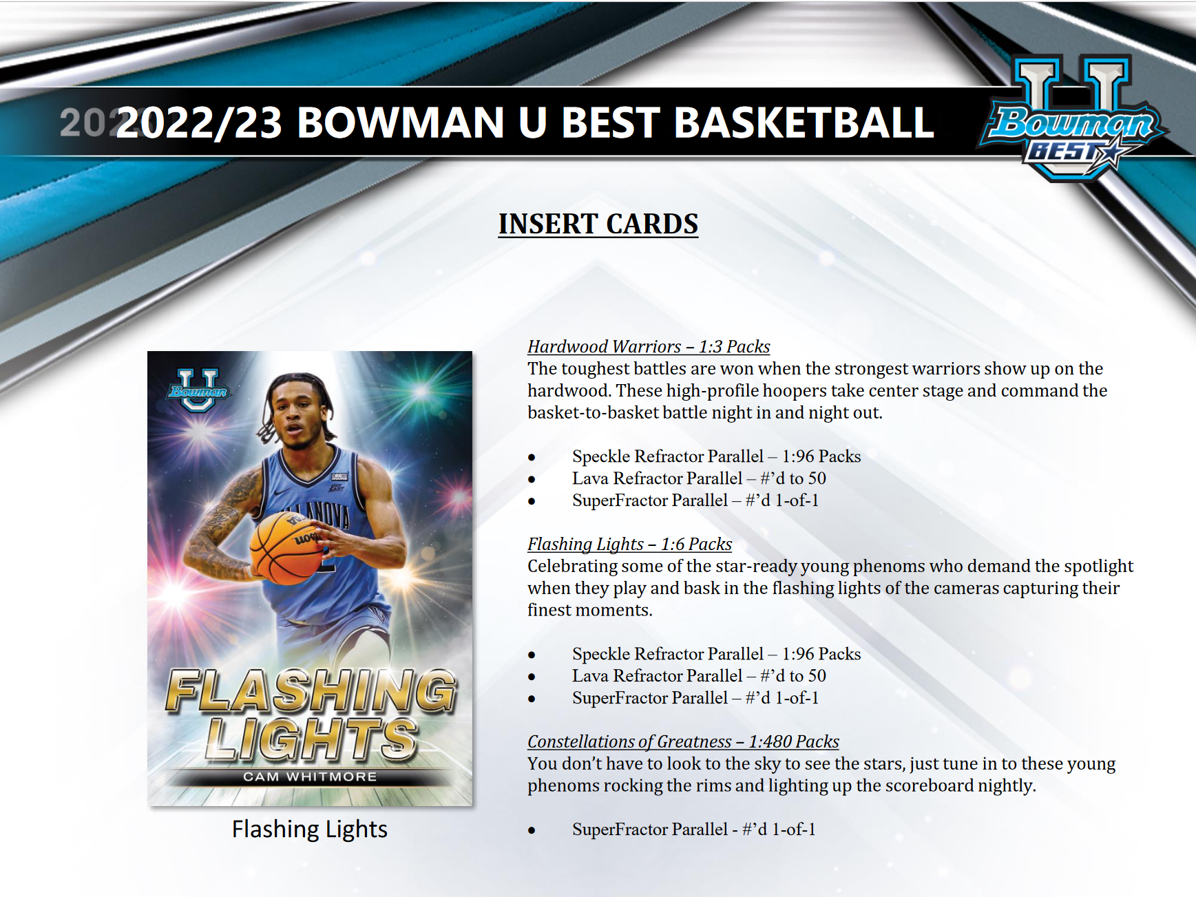 2022-23 Bowman University's Best Basketball Hobby 8 Box Case