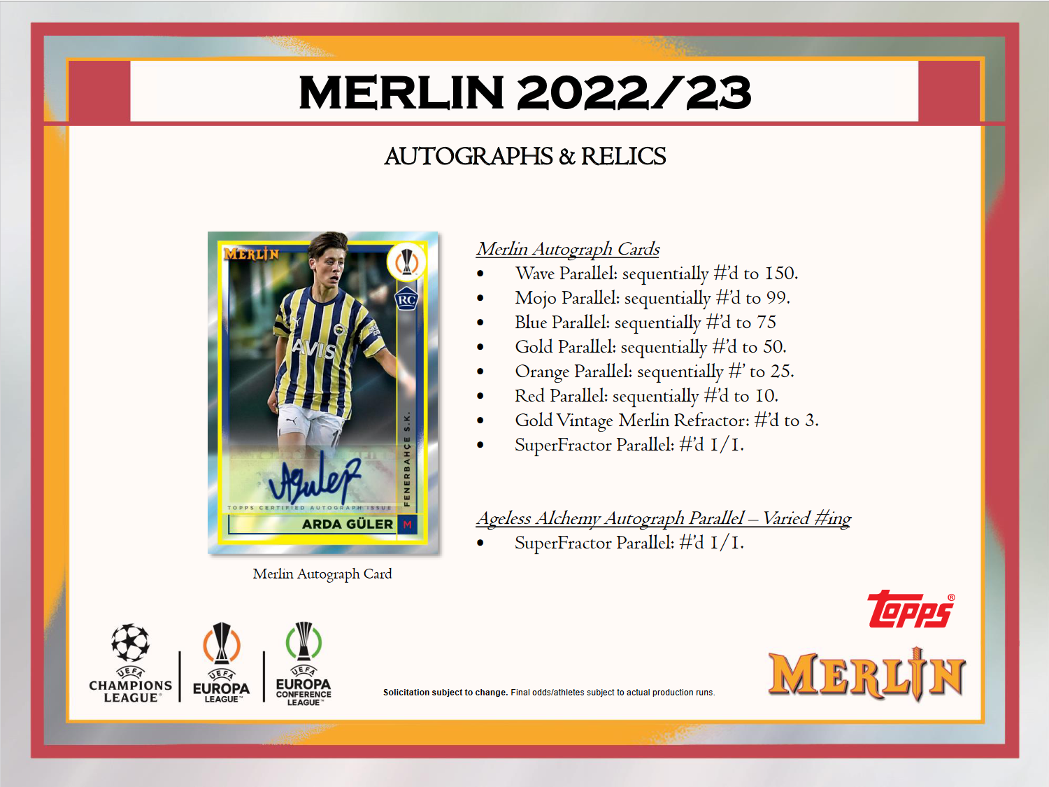 2022-23 Topps UEFA Club Competitions Merlin Chrome Soccer Hobby 12 Box Case