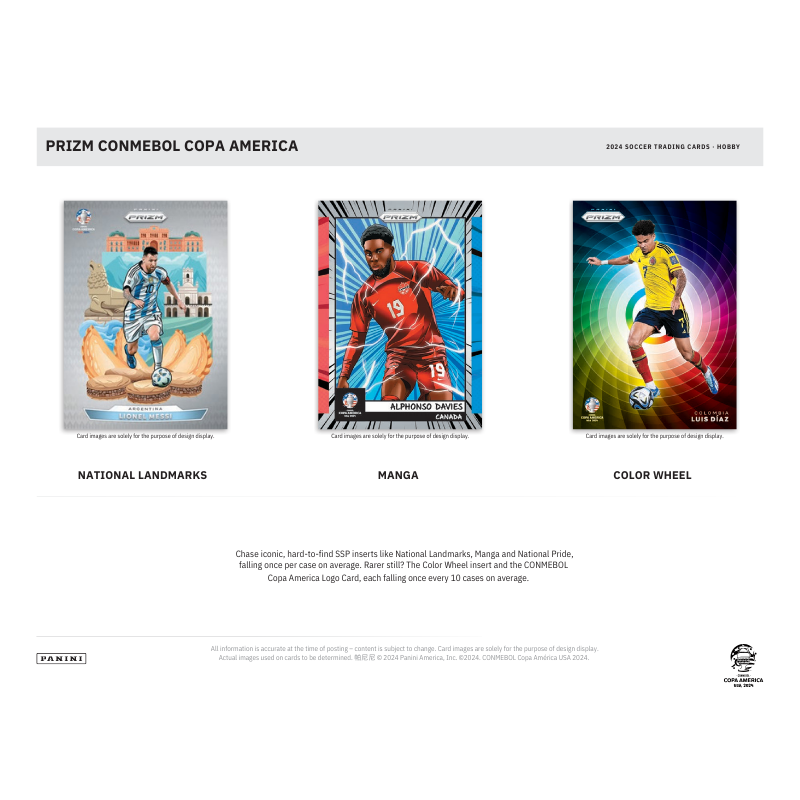 2024 Panini Prizm Conmebol Copa America Hobby 12 Box Case