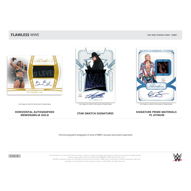 2024 Panini Flawless WWE Hobby Box